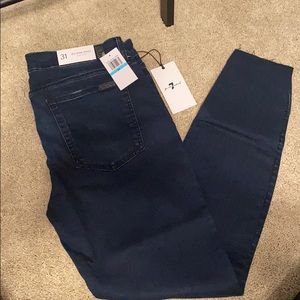 7 for all mankind ankle skinny jeans
